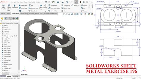 solidworks sheet metal tutorial|solidworks sheet metal practice exercises pdf.